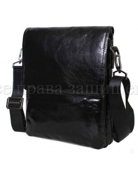 Недорогая мужская сумка NV-0801-black-lak+