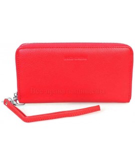 Модный кожаный кошелек красного цвета от Marco Coverna MC7003-2-RED
