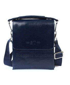Мужская кожаная сумка синего цвета 2020-1blue-opt в категории сумки оптом Одесса