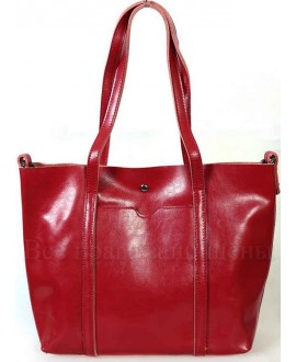 Стильная женская кожаная сумка красного цвета от SK Leather Collection SK8501-RED