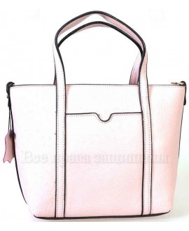 Компактная женская кожаная сумка розового цвета от SK Leather Collection SKD-009-PINK