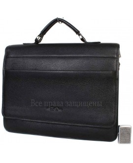 Стильная сумка для ноутбука формата А4 черного цвета из натуральной кожи HT-5233-1-opt в категории купить сумки для ноутбука оптом Одесса