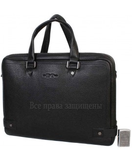 Модная сумка для ноутбука формата А4 черного цвета из натуральной кожи – H.T-Leather (HT-5239-2-opt) в категории купить сумки для ноутбука оптом Харьков