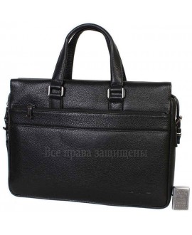 Модная мужская сумка для ноутбука формата А4 черного цвета из натуральной кожи HT-5249-1-opt в категории купить недорого сумки для ноутбука оптом Киев