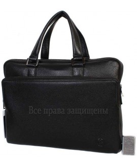 Модная мужская сумка для ноутбука формата А4 черного цвета из натуральной кожи HT-5270-1-opt в категории купить сумки для ноутбука оптом Львов