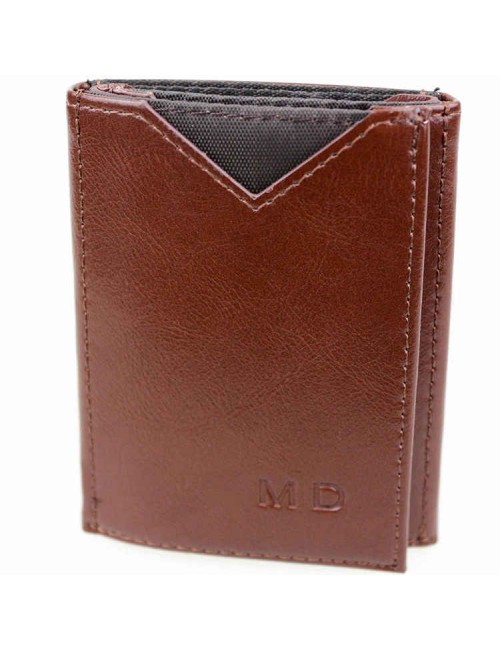 Стильный кошелек коричневого цвета от MD-Eco EMD-610-3