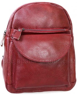 Женский стильный кожаный рюкзак красного цвета от SK Leather Collection SK-1007-RED