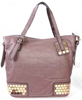 Женская кожаная сумка бежевого цвета от SK Leather Collection SK2A432-2-BEIGE