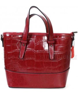 Стильная женская кожаная сумка красного цвета от SK Leather Collection SK6011-RED