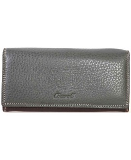 Женский модный кожаный кошелек от Cossroll A154-9811-DARK-GREY