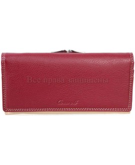 Женский модный кожаный кошелек от Cossroll A154-9812-12-BORDO