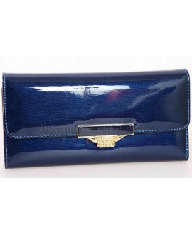 Модный женский кошелек из натуральной кожи от TWINS MOUSE TM3104-DARK-BLUE