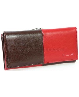 Женский стильный кожаный кошелек от Cossroll А146-9112-BROWN