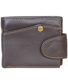Стильный мужской кожаный кошелек от SALFEITE коричневого цвета A-VINTAGE-0409-4