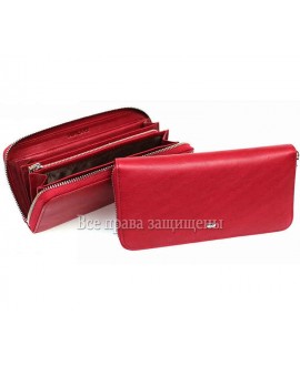 Клатч- кошелёк женский от Sergio Torretti красного цвета ST201 RED