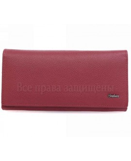 Классический женский кошелек из кожи красного цвета в категории мир кошельков опт B150-16 JUJUBE RED