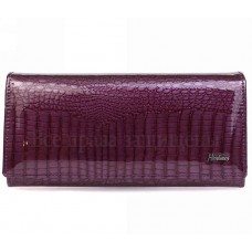 Женский кошелек фиолетовый кожаный