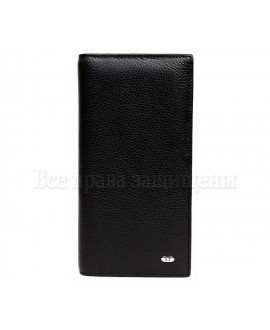 Черный стильный кожаный кошелек без защелки в категории кошельки оптом дешево M 48 women