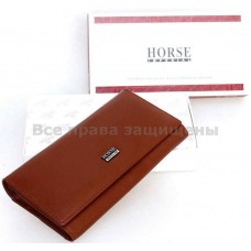Женский кошелек из натуральной кожи Horse Imperial (IH-A0001 COFFEE)