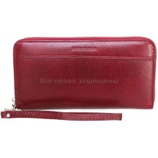 Бордовый женский кошелек из натуральной кожи (MC-N3-801 RED WINE)