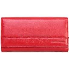 Красный кошелек из натуральной кожи Marco Coverna (MC-N3-1013B  RED)