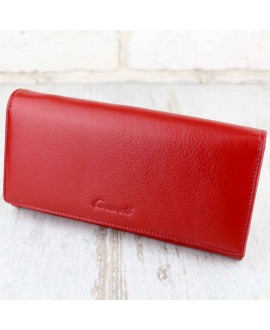 Женский кошелёк из натуральной кожи красный Cossroll-A164F-9811-red