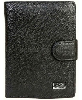 Стильный бумажник Horse 162black 