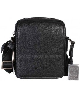 Мужская кожаная сумка черного цвета HT-407-29-opt в категории сумки оптом Киев