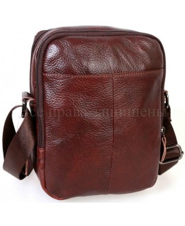 Недорогая мужская сумка коричневого цветаNAVI-BAGS NV-8143-Brown 