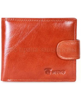Стильный мужской бумажник коричневого цвета Wedis-208-brown 