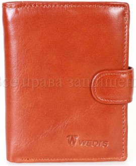 Бумажник двойного сложения для мужчин Wedis-301-brown