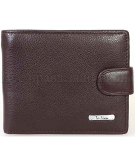 Стильный мужской кожаный кошелек коричневого цвета от Tailian T120D-H97-B-PUCE