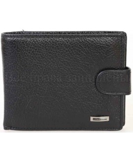 Стильный мужской кожаный кошелек черного цвета от Tailian T120D-H124-B-BLACK