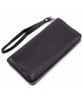 Якісний універсальний гаманець зі шкіри Marco Coverna MC-7002-1 (JZ6679) чорний
