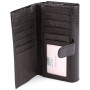 Оригінальний лаковий гаманець з натуральної шкіри Marco Coverna MC-403-2480-1 (JZ6582) чорний
