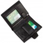 Оригінальний гаманець зі шкіри з відділенням для документів водія Marco Coverna MC-5176-1 (JZ6715) чорний