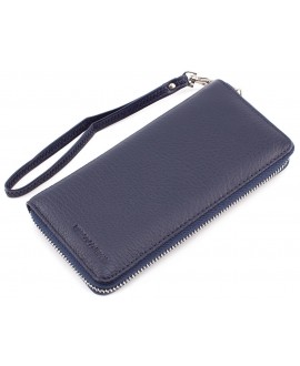 Оригінальний шкіряний гаманець для жінок Marco Coverna MC-7002-5 (JZ6682) синій
