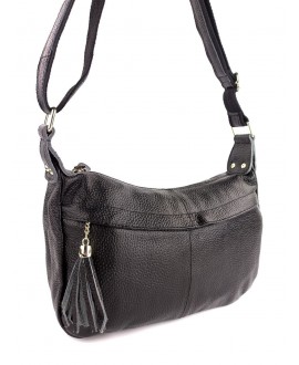 Женская сумка на каждый день кожа JZ NS848 черная