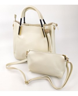Стильная сумка для девушек - комплект JZ NS8606-5 белая