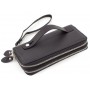 Шкіряний чоловічий гаманець-клатч на дві блискавки два відділення 19,5х9,5х4 Marco Coverna M39-3 Small (21594)чорний