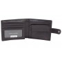 Місткий гаманець зі шкіри із секцією для документів 12х10 Marco Coverna M103 (21597) чорний