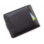 Шкіряний гаманець для чоловіків 12,5х10 Marco Coverna M104 (21595) чорний