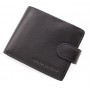 Якісний гаманець зі шкіри для чоловіків 12х10 Marco Coverna 22-208A (18082) чорний