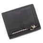 Невеликий чоловічий гаманець зі шкіри 10,5х8,5 Marco Coverna 618-a (18242) чорний