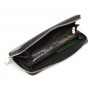 Чоловічий шкіряний гаманець на блискавці з ручкою 20х11 Marco Coverna 802-1 (18802) чорний