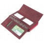 Жіночий гаманець-клатч із натуральної шкіри на блискавці з ремінцем на зап'ястя 19,5х11 Marco Coverna 6054-4(16642) бордовий