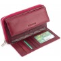Жіночий гаманець-клатч із натуральної шкіри на блискавці з ремінцем на зап'ястя 19,5х11 Marco Coverna 6054-4(16642) бордовий
