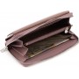 Жіночий гаманець-клатч із натуральної шкіри на блискавці з ремінцем на зап'ястя 19,5х11 Marco Coverna 6054-6(17992) пудра