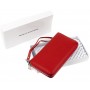 Місткий шкіряний гаманець з ремінцем для жінок Marco Coverna MC-7003-2 (JZ6687) червоний