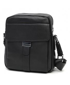 Мужская кожаная сумка премиум качества JZ SB-JZK12043bl-black